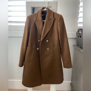 NWOT Zara Coat, Carmel colored, size XS